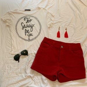 Brandy Melville “Too Sassy for You” Shirt